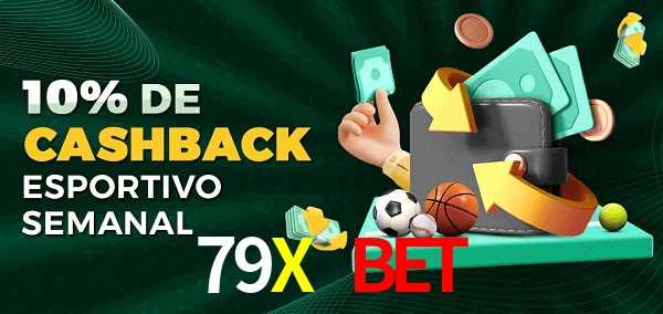 10% de bônus de cashback na 79X Bet